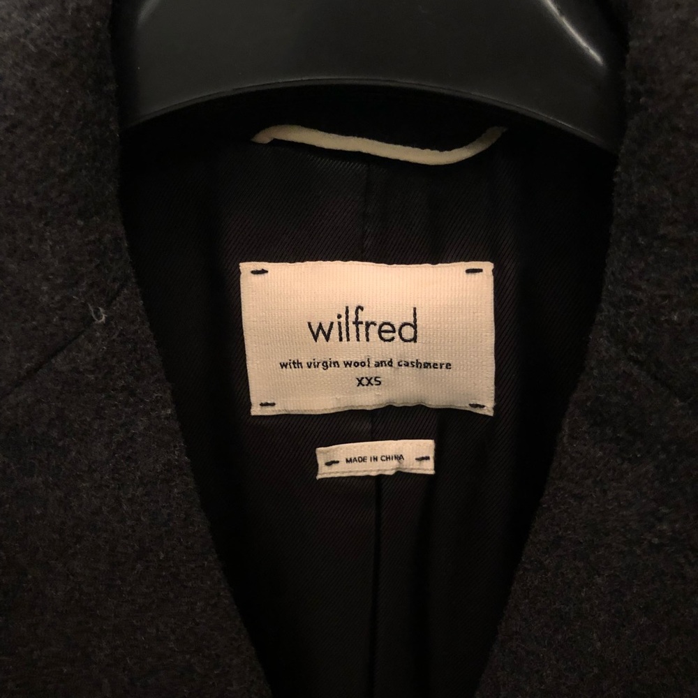 Wilfred virgin wool and cashmere coat